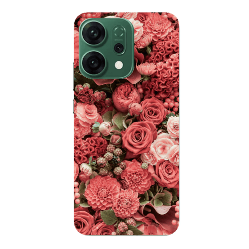 Oppo RENO 14 Rose festival Transparent Silicone TPU Θήκη